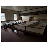 SOLID WOOD  DOUBLE WOOD PAINTED PEWS 12'10' - PER