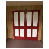 COMMERCIAL INTERIOR DOORS W/ PANIC HARDWARE 36' W