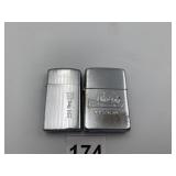 ZIPPO LIGHTERS, PR, CHROME FINISH, ONE W/