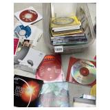 ASSORTED COMPUTER SOFTWARE CDS, MUSIC CDS, BLANK