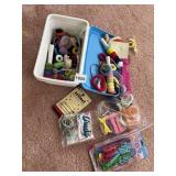 ASSORTED HAIR TIES ETC.