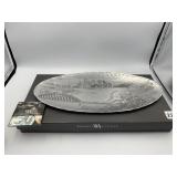 WENDELL AUGUST FORGE HANDCRAFTED METAL TRAY W/
