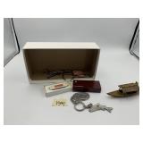VICTORINOX KNIFE IN BOX, HOFFMAN FOLDING KNIFE,