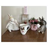 LENOX MONARCH MUG, WOODWICK LINEN REED DIFFUSER