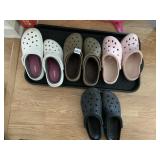 CROCS & AIRPLUS CLOGS, ASSORTED COLORS, SLIP-ON