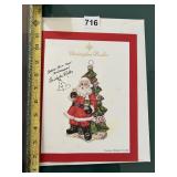 CHRISTOPHER RADKO MILLENNIUM CHEER CARD, SIGNED,