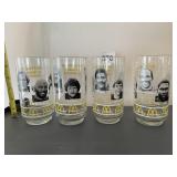 MCDONALD'S SUPER BOWL XIV COMMEMORATIVE GLASSES