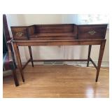 GLOBE FURNITURE WOOD VANITY DESK, LIFT-TOP