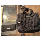 CALVIN KLEIN QUILTED HANDBAG, VERA BRADLEY