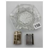 VTG MADE IN ENGLAND LIGHTER, SILVER-TONE LIGHTER,