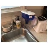 PUR WATER FILTER PITCHER, CUISINART TOASTER, SOAP