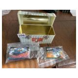 GI JOE METAL LUNCHBOX W/ TWO SEALED TISSUE PACKS,
