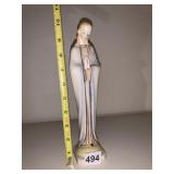 W. GERMANY PORCELAIN VIRGIN MARY FIGURINE,