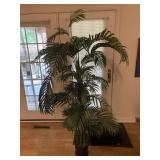 ARTIFICIAL PALM TREE, FAUX PLANT, DECORATIVE POT.