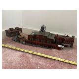 ASSORTED LARGE MODEL TRAIN BUILDINGS, INCL