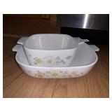 CORNINGWARE SPRING BLOSSOM CASSEROLE DISHES,