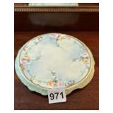 HAND-PAINTED PORCELAIN DECORATIVE PLATE,