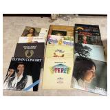 ASSORTED LPS, ELVIS IN CONCERT, JESUS CHRIST
