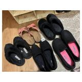 PREMIUM COMFORT BLACK SLIPPERS, EASY SPIRIT BLACK