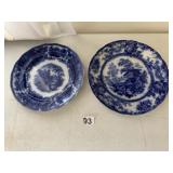 WOOD & SONS ROYAL SEMI PORCELAIN PLATES, ALVA