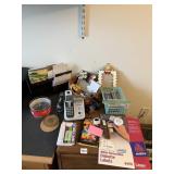 OFFICE SUPPLIES & DESK ACCESSORIES BOX LOT, INCL.
