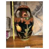 IMPERIAL AMPHORA ART NOUVEAU VASE, FLORAL
