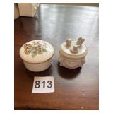 ROYAL WORCESTER FINE BONE CHINA BUTTERFLY TRINKET