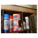 SPRAYWAY GLASS CLEANER, RESOLVE CARPET CLEANER