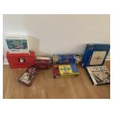 ASSORTED BOARD GAMES, SCRABBLE, SCATTERGORIES,