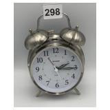 SHARP TWIN BELL ALARM CLOCK, QUARTZ MOVEMENT,