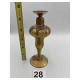 DEVILBISS PERFUME BOTTLE, GOLD GILT DECORATION,