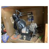 DURACRAFT BENCH GRINDER MODEL 80051 W/ ATTACHED