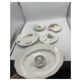 Z.S. & CO. BAVARIA DECORATIVE PLATES, ASSORTED