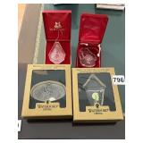 WATERFORD CRYSTAL AND VAL ST LAMBERT CRYSTAL