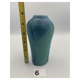 HAND-THROWN ART POTTERY VASE SIGNED VAN BRIGGLE