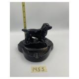 CAST IRON COCKER SPANIEL FIGURINE, DARK BRONZE