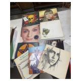 ASSORTED VINYL LPS, JONI MITCHELL, JANE OLIVOR,