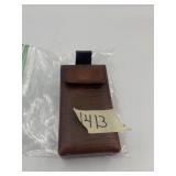 BUXTON LIZARD-EMBOSSED LEATHER-LIKE CASE, SMALL