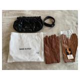 BORSETTA MILANO SEQUIN CLUTCH, POWNE'S LEATHER