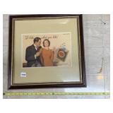 HAYDEN HAYDEN FRAMED VTG LUCKY STRIKE CIGARETTES
