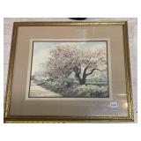 K & B INC. FRAMED 'HOPE OF THE YEAR' FLORAL TREE