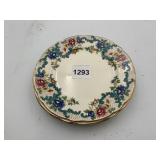 ROYAL CAULDON VICTORIA PATTERN PLATES, FLORAL