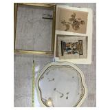 ASSORTED ART PRINTS & FRAMES, BOTANICAL ROSE