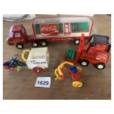 BUDDY L CORP. COCA-COLA SEMI TRUCK, COCA-COLA