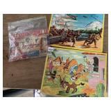 BESTMAID PLASTIC TABLEWARE, JAYMAR COMBAT PUZZLE,