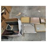 ASSORTED PICTURE FRAMES AND MIRRORS, VARIOUS