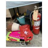 AMEREX FIRE EXTINGUISHER, PLASTIC BUCKETS, WOVEN