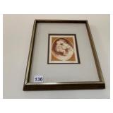 BARGA SIGNED ETCHING, MOTHER & CHILD, LTD ED
