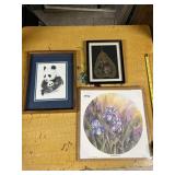 BETTY DAVIS SIGNED PRINT 'AFTERNOON IRIS', Y.