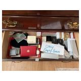ASSORTED EMPTY JEWELRY BOXES, GIFT BOXES, W/ ANNE